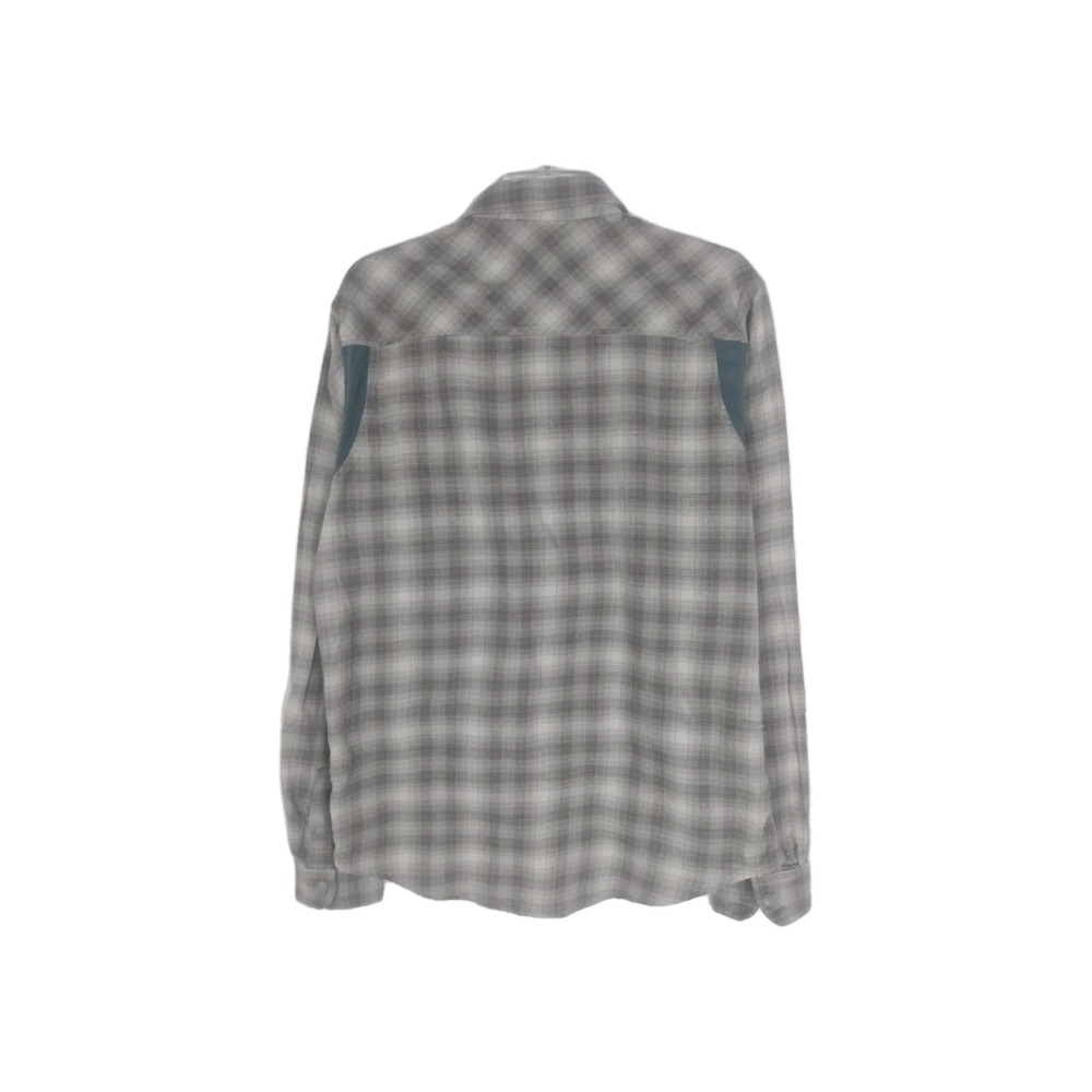 Under Armour Men's Size L Pewter Tradesman Flex Flannel Snap Vented Shirt